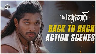 Badrinath Telugu Movie  All Action Scenes  Back to Back  Allu Arjun Tamannaah  VV Vinayak [upl. by Anitrak583]