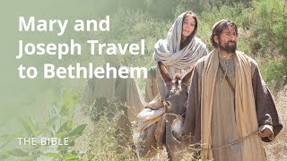 Luke 2  Mary and Joseph Travel to Bethlehem  The Bible [upl. by Enitsenre]