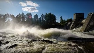 Imatrankoski  koskinäytös  Imatra Rapid  Full HD slow motion 2015 Jul [upl. by Ihcelek624]