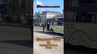 Trivandrum  Vellore SETC Tamilnadu bus 🚌🔥shortsfeed reelsvideo tamilnadu buslover [upl. by Adamec]