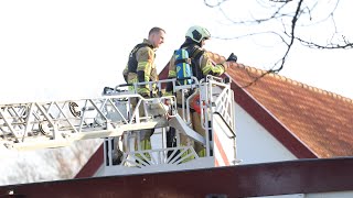 Brand bij Ribhouse Texas aan de StationswegenWest Woudenberg [upl. by Bathsheba]