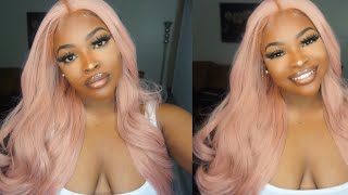 Rose Gold Amazon Wig  38  LucyHairWig 🌸 [upl. by Navada]