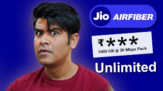 Jio Airfiber Unlimited 5G  Available Everywhere 🔥🔥 All Details [upl. by Zsa]