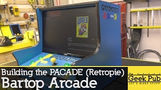 Pacade RetroPie Bartop Arcade Cabinet Build [upl. by Raouf]