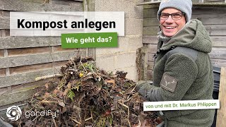 Wie lege ich einen Kompost richtig an Mit wenig Aufwand den Garten nachhaltig machen Gardify Tipps [upl. by Ingham]