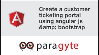 Angular JS Tutorial Create a customer ticketing portal using angular js amp bootstrap [upl. by Nairbal727]