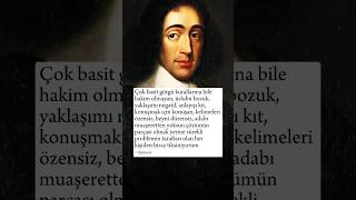 Spinoza Çok basit görgüfelsefe [upl. by Enerol]