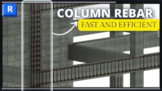 Best way for Column Rebar detailing in Revit  Easy and efficient [upl. by Ayatnohs]