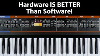 Why do we REALLY like hardware synths better than plugins [upl. by Macy]