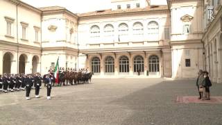 Quirinale Mattarella riceve il Principe Akishino [upl. by Noiemad]