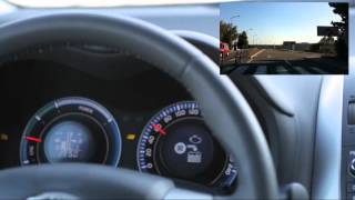 Auris Hybrid eco driving tips 40L100km [upl. by Itnaihc819]