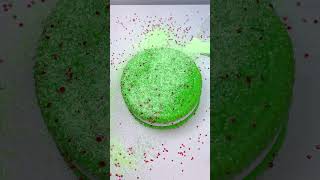 FUFUSQUISHY ASMR 🟢🍪 1600G GREEN OREO [upl. by Yelrihs]