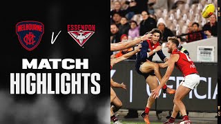 Melbourne v Essendon Highlights  Round 3 2022  AFL [upl. by Fabrin]