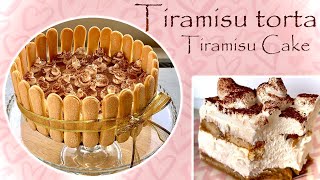 BRZA TIRAMISU TORTA BEZ JAJA  TIRAMISU CAKE  COOKING RECEPTI [upl. by Higbee]