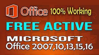 Activate Office 2013 or 2016 for FREE by hand  Without any software [upl. by Duong380]