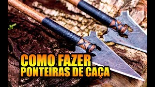 TIPOS E FORMATOS DE PONTAS DE FLECHA  MEDIEVAL E MODERNO [upl. by Willing725]