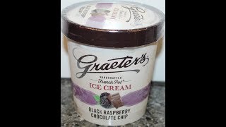 Graeter’s Black Raspberry Chocolate Chip French Pot Ice Cream Review [upl. by Eniluqcaj]