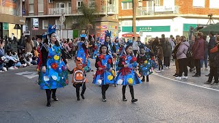 Fiesta en Gandia 18 de febrero 2014 Cabalgata de Fallas Carnaval [upl. by Oigroig589]