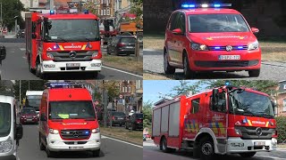 PRIMEUR Brandweer Vilvoorde Londerzeel en Leuven met spoed naar een brand geurcontrole [upl. by Ecirtnom]