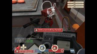 Team Fortress 2  How To Sap a Sentry [upl. by Idok]