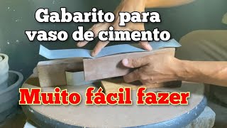 Ferramenta incrível para fazer vaso de cimento em casa [upl. by Enaid]