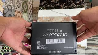 Unboxing Shimano Stella 6000HG 6000 HG 2020 The Best Spinning Reel In The Market [upl. by Ratha249]