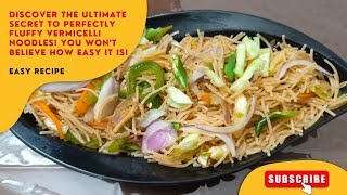 Discover the ultimate secret to perfectly fluffy vermicelli noodles🥰 Easy amp simple recipe [upl. by Filipe]