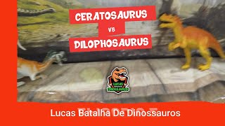 Ceratosaurus vs Dilophosaurus  Lucas  Batalha de Dinossauros [upl. by Hubing]