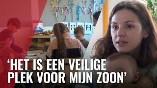 Oekraïense zondagsschool ineens veel drukker [upl. by Esereht]