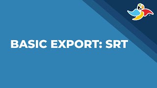 Basic export in EZTitles SRT  Episode 21 [upl. by Kerekes]