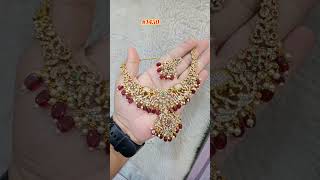 jewellery popular necklace shortvideo shots bridaljewellery [upl. by Elbring]