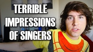 TERRIBLE IMPRESSIONS OF SINGERS [upl. by Sunday]