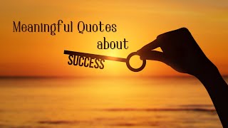 Vlog Success Quotes Meaningful Quotes about Success  Grains of Wisdom [upl. by Dlorad]