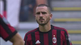 L espulsione di Bonucci  Giornata 9  Serie A TIM 201718 [upl. by Aihsak985]