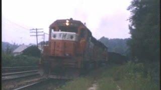 Chessie BampO and Western Maryland locomotives on the BampO at Relay MD in 1979 [upl. by Anaher]