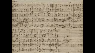 Bach Manuscript  Matthaeus Passion  25 [upl. by Joerg]