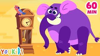 Hickory Dickory Dock  More Youkids Songs amp Nursery Rhymes [upl. by Barny]