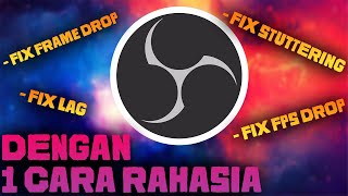 Cara FIX Lag Stuttering Frame Drop recording OBS  2020 [upl. by Stewart]