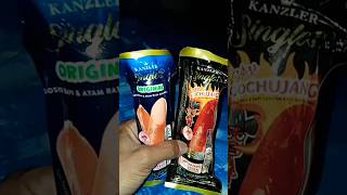 REVIEW SOSIS KANZLER GOCHUJANG YANG ENAK sosis mukbang kanzler [upl. by Lossa712]