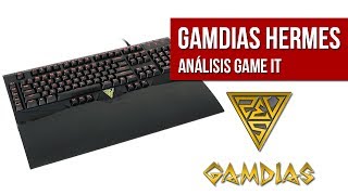 GAMDIAS HERMES MECHANICAL GAMING KEYBOARD  ANÁLISIS [upl. by Sashenka445]