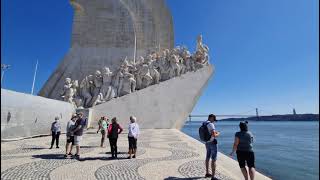 Padrão dos descobrimentos e a Torre de Belém Lisboa Portugal [upl. by Conlon]