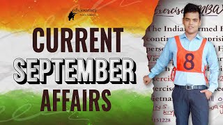 September 2023 Current Affairs for CDS NDA CAPF [upl. by Krell]