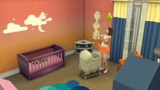 My sims is giving birth Baby girl is born The Sims 4 [upl. by Annoda210]