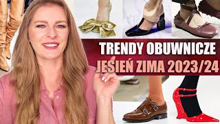 🍂 TRENDY OBUWNICZE JESIEŃ ZIMA 202324 🍂 TE BUTY BĘDĄ MODNE TENDENCJE MODOWE Z WYBIEGÓW CZ2 [upl. by Yot]