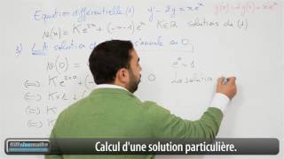 Équations différentielles Exercice corrigé 4 Question 55 [upl. by Htebilil]