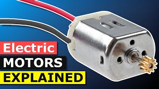 How does an Electric Motor work DC Motor explained [upl. by Boothman625]