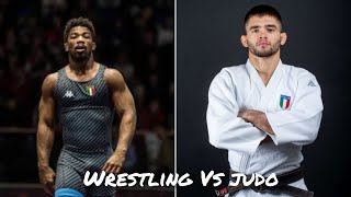 Elite JUDO VS WRESTLING  Frank Chamizo vs Manuel Lombardo SPARRING [upl. by Octavian]