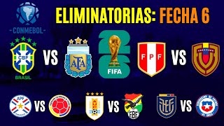 FECHA 6 Eliminatorias 2026 las CHANCES DE GANAR de cada país [upl. by Ahsiuqet233]