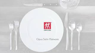 About The Opus 45Piece Flatware Set  ZWILLING [upl. by Mead]