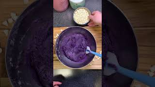 Ube Mochi Chip Cookies Super Easy Using traderjoes Ube Mochi Pancake and Waffle Mix shorts [upl. by Alvord]